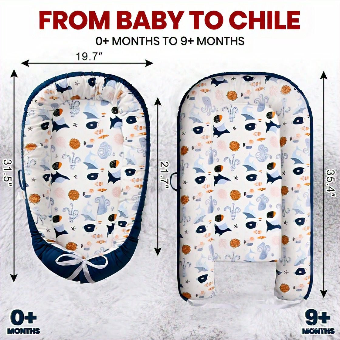 Wave Cradle Baby Lounger - Gentle, Supportive, and Designed for Blissful Sleep cover