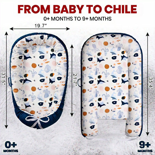 Wave Cradle Baby Lounger - Gentle, Supportive, and Designed for Blissful Sleep cover