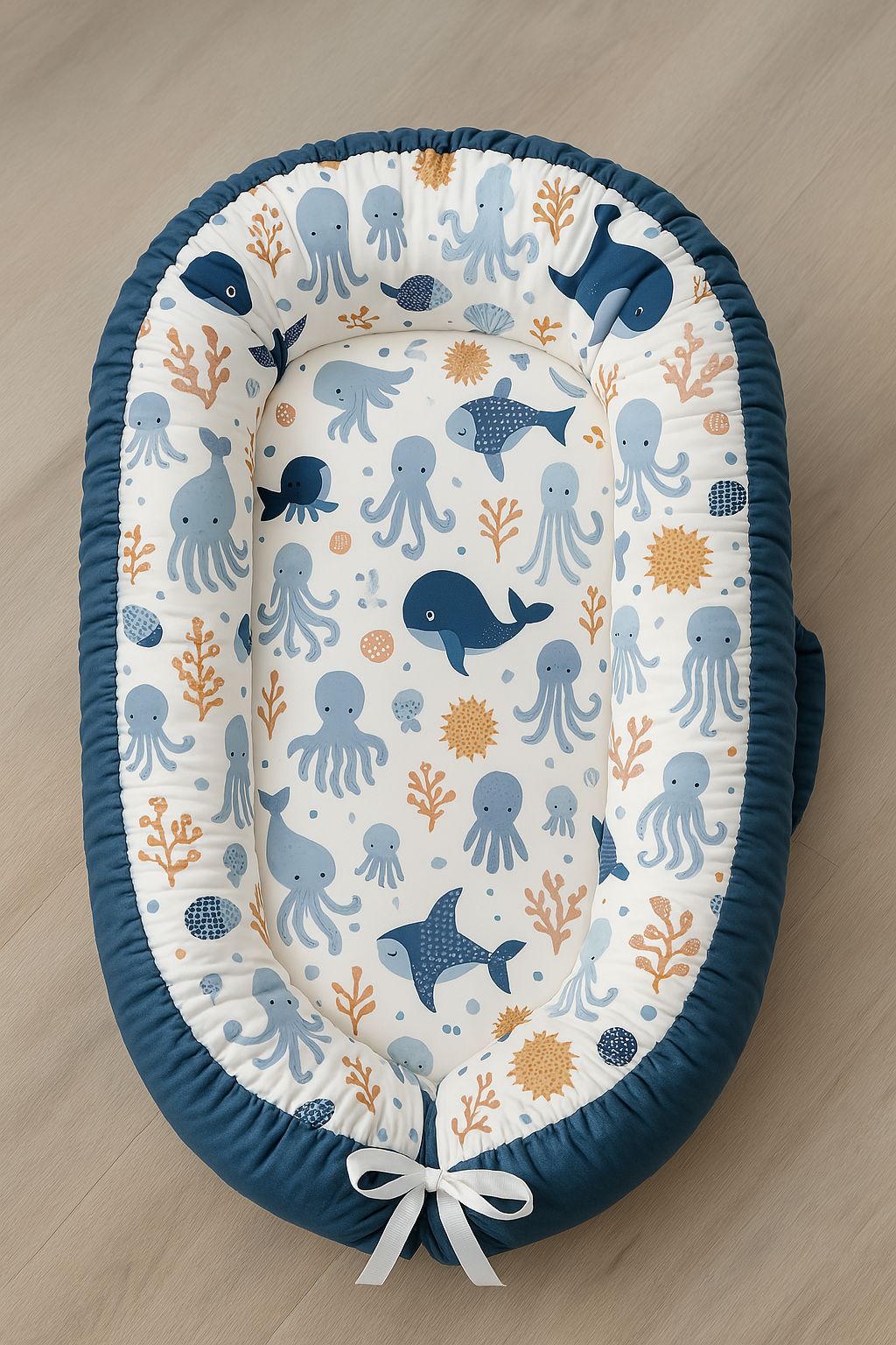 Wave Cradle Baby Lounger - Gentle, Supportive, and Designed for Blissful Sleep cover